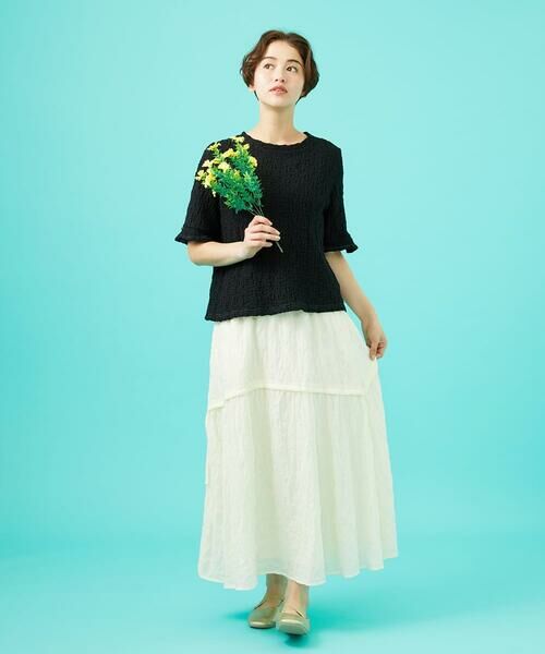 Jocomomola / ホコモモラ カットソー | シャーリングカットソーTシャツ | 詳細11