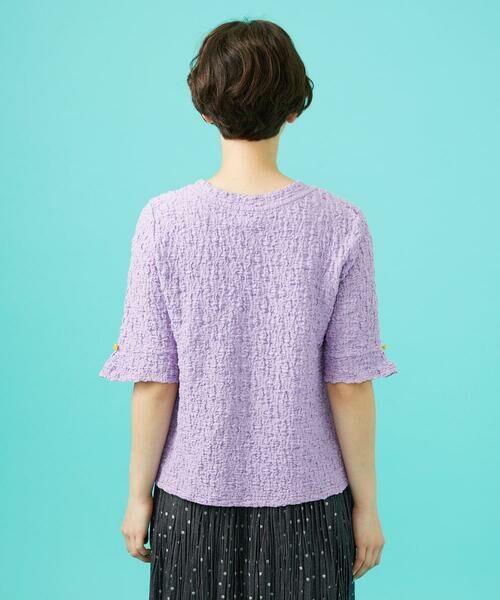Jocomomola / ホコモモラ カットソー | シャーリングカットソーTシャツ | 詳細2
