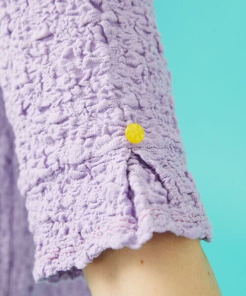 Jocomomola / ホコモモラ カットソー | シャーリングカットソーTシャツ | 詳細5