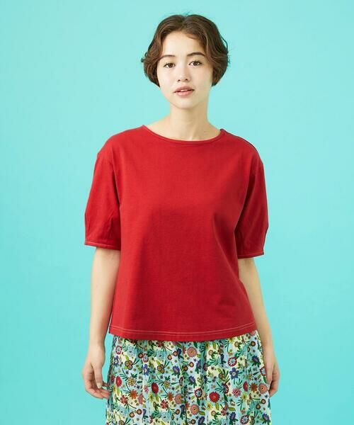 Jocomomola / ホコモモラ カットソー | Cosecha フルーツ刺繍ネックレス付きカットソー | 詳細1