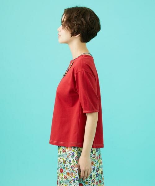 Jocomomola / ホコモモラ カットソー | Cosecha フルーツ刺繍ネックレス付きカットソー | 詳細2