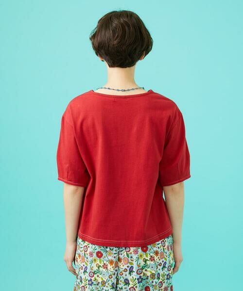 Jocomomola / ホコモモラ カットソー | Cosecha フルーツ刺繍ネックレス付きカットソー | 詳細3