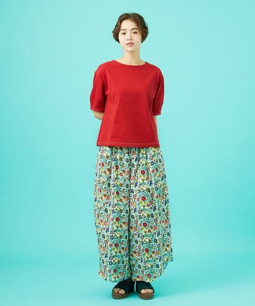 Jocomomola / ホコモモラ カットソー | Cosecha フルーツ刺繍ネックレス付きカットソー | 詳細9