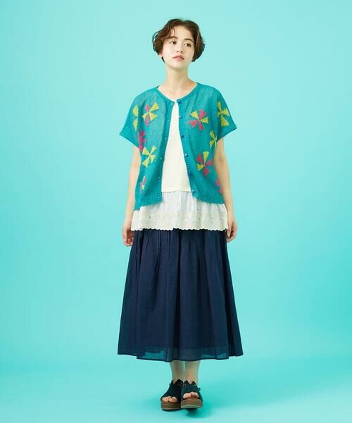 Jocomomola / ホコモモラ タンクトップ | Campo de frutas レースドッキングタンクトップ | 詳細12