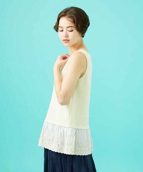 Jocomomola / ホコモモラ タンクトップ | Campo de frutas レースドッキングタンクトップ | 詳細9