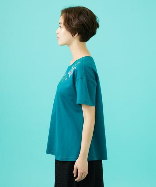 Jocomomola / ホコモモラ カットソー | Planta フラワープリントTシャツ | 詳細1