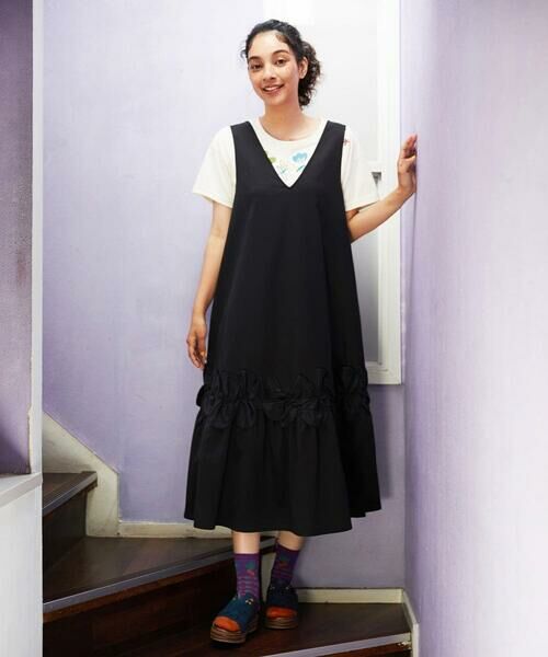 Jocomomola / ホコモモラ カットソー | Planta フラワープリントTシャツ | 詳細13