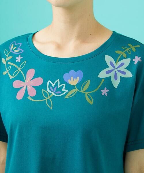 Jocomomola / ホコモモラ カットソー | Planta フラワープリントTシャツ | 詳細3