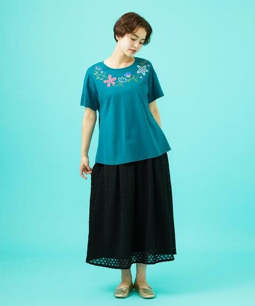 Jocomomola / ホコモモラ カットソー | Planta フラワープリントTシャツ | 詳細7