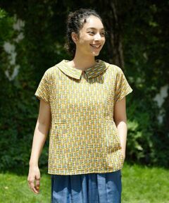 Jocomomola / ホコモモラ カットソー | Lucir ストライプリップルカットソー