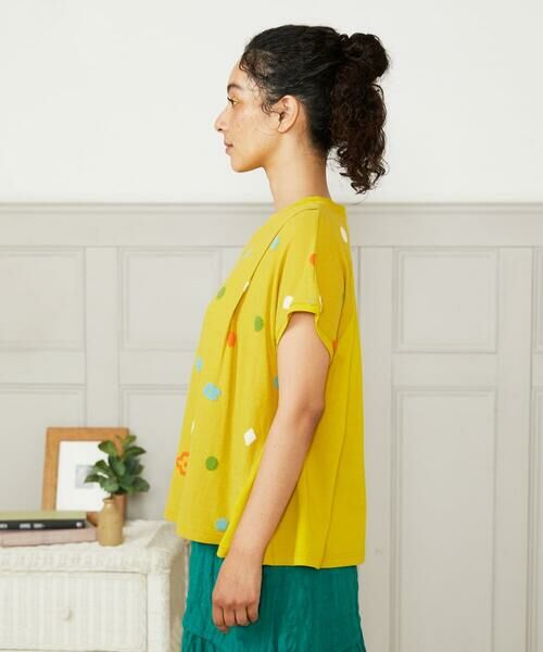 Jocomomola / ホコモモラ カットソー | Rombo 幾何調柄ジャカードカットソー | 詳細1