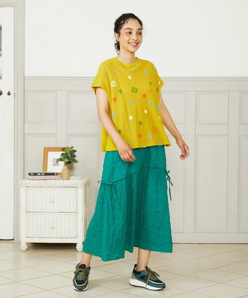 Jocomomola / ホコモモラ カットソー | Rombo 幾何調柄ジャカードカットソー | 詳細7