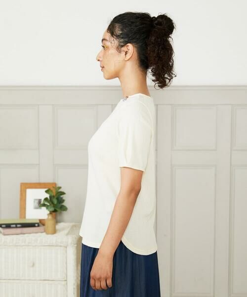 Jocomomola / ホコモモラ カットソー | Arriate アイレットジャカードカットソー | 詳細1