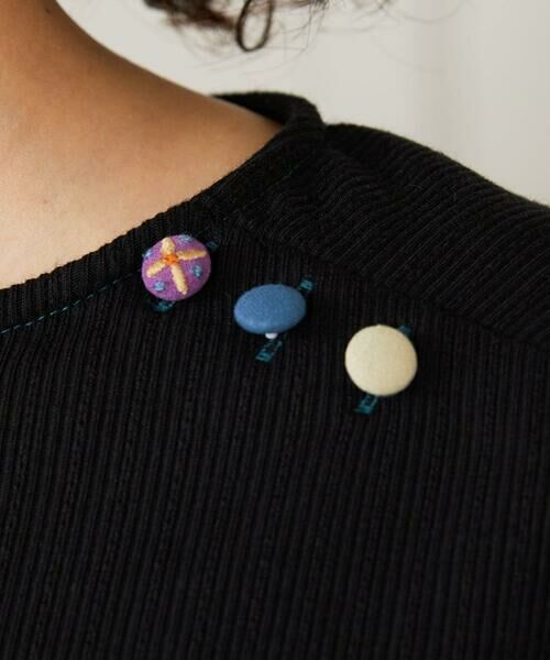 Jocomomola / ホコモモラ カットソー | Arriate アイレットジャカードカットソー | 詳細12