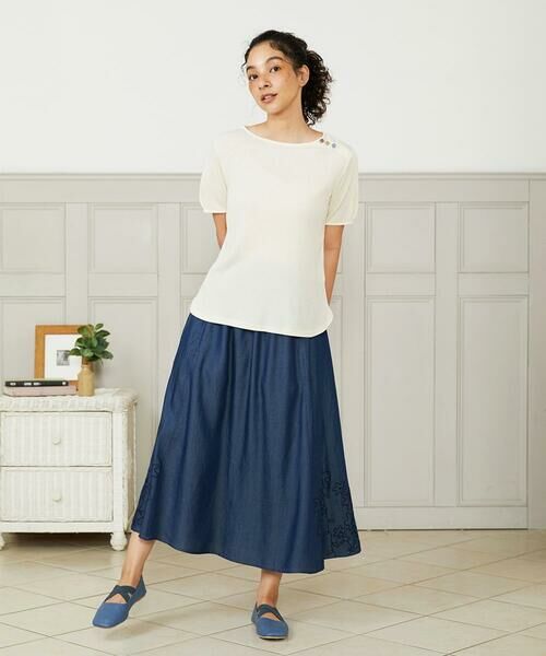 Jocomomola / ホコモモラ カットソー | Arriate アイレットジャカードカットソー | 詳細8