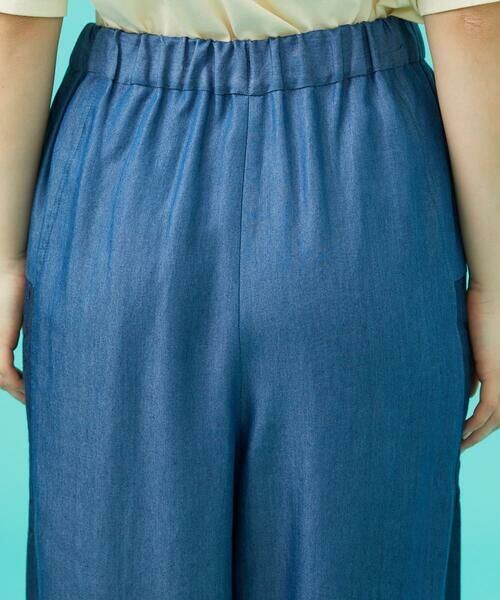 Jocomomola / ホコモモラ その他パンツ | Flor pintada テンセルデニムワイドパンツ | 詳細9