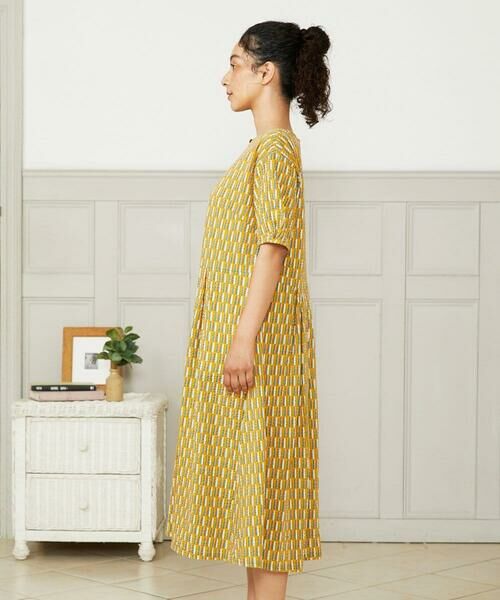 Jocomomola / ホコモモラ ロング・マキシ丈ワンピース | Lucir ストライプリップルワンピース | 詳細1