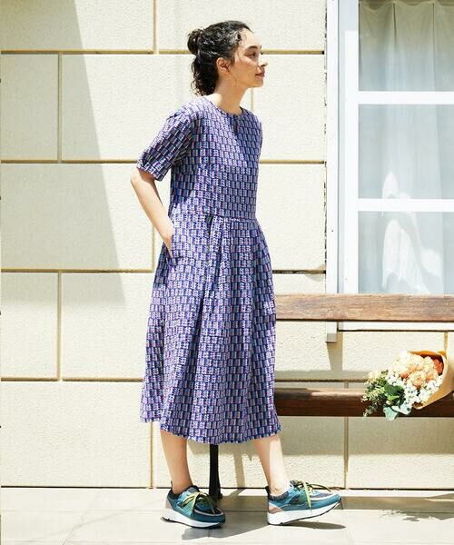 Jocomomola / ホコモモラ ロング・マキシ丈ワンピース | Lucir ストライプリップルワンピース | 詳細14