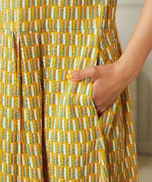 Jocomomola / ホコモモラ ロング・マキシ丈ワンピース | Lucir ストライプリップルワンピース | 詳細6