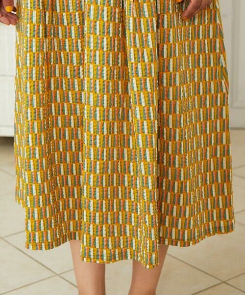 Jocomomola / ホコモモラ ロング・マキシ丈ワンピース | Lucir ストライプリップルワンピース | 詳細7