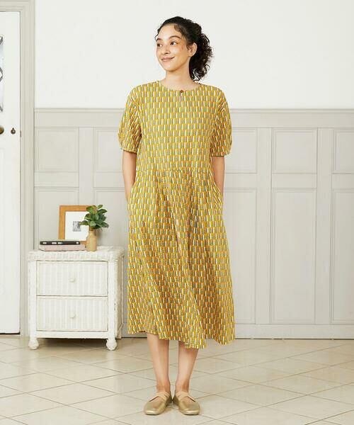 Jocomomola / ホコモモラ ロング・マキシ丈ワンピース | Lucir ストライプリップルワンピース | 詳細9