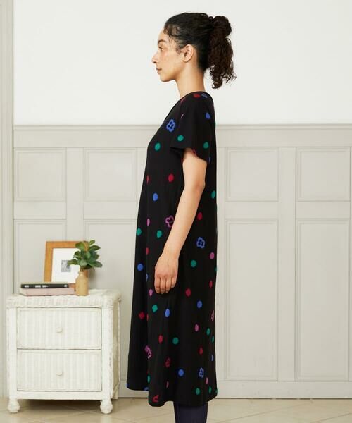 Jocomomola / ホコモモラ ロング・マキシ丈ワンピース | Rombo 幾何調柄ジャカードワンピース | 詳細1