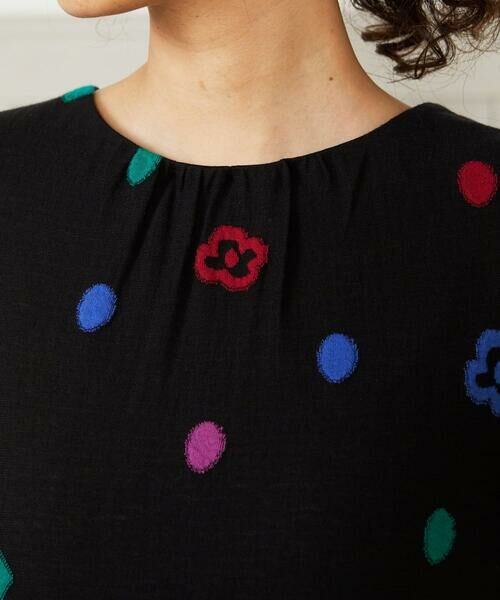 Jocomomola / ホコモモラ ロング・マキシ丈ワンピース | Rombo 幾何調柄ジャカードワンピース | 詳細3