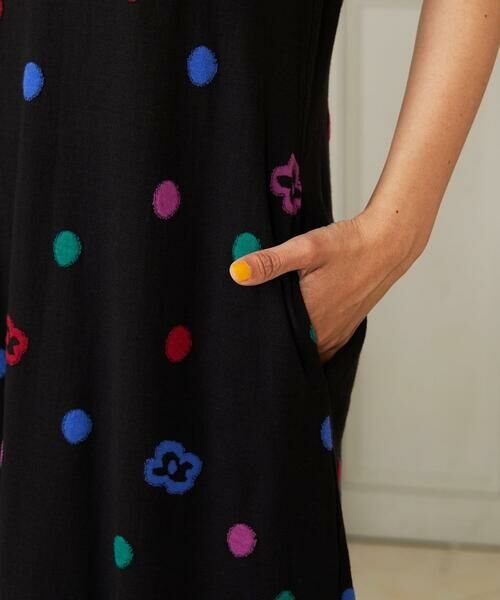 Jocomomola / ホコモモラ ロング・マキシ丈ワンピース | Rombo 幾何調柄ジャカードワンピース | 詳細5