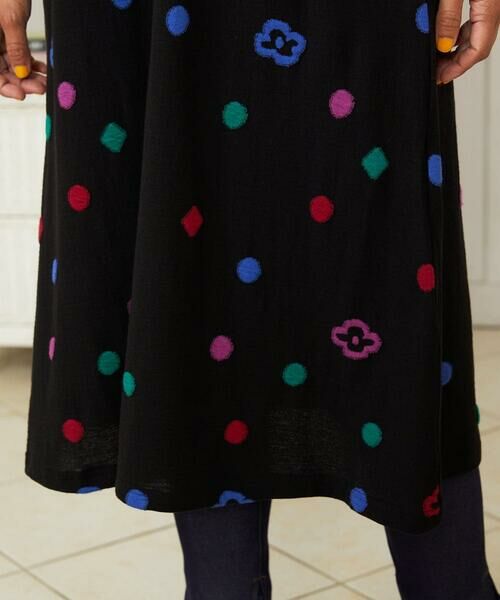 Jocomomola / ホコモモラ ロング・マキシ丈ワンピース | Rombo 幾何調柄ジャカードワンピース | 詳細6