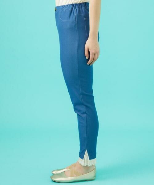 Jocomomola / ホコモモラ その他パンツ | Campo de frutas レースドッキングレギンスパンツ | 詳細1