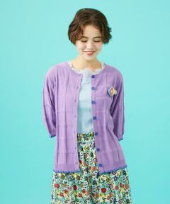 Jocomomola / ホコモモラ カーディガン・ボレロ | Pez nandador お魚ブローチカーディガン