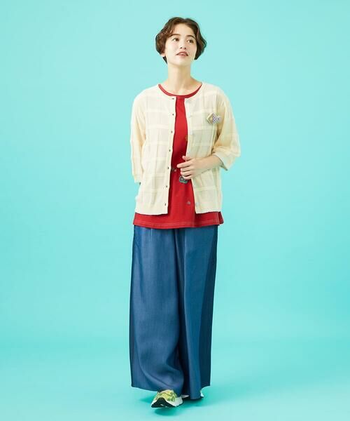 Jocomomola / ホコモモラ カーディガン・ボレロ | Pez nandador お魚ブローチカーディガン | 詳細13