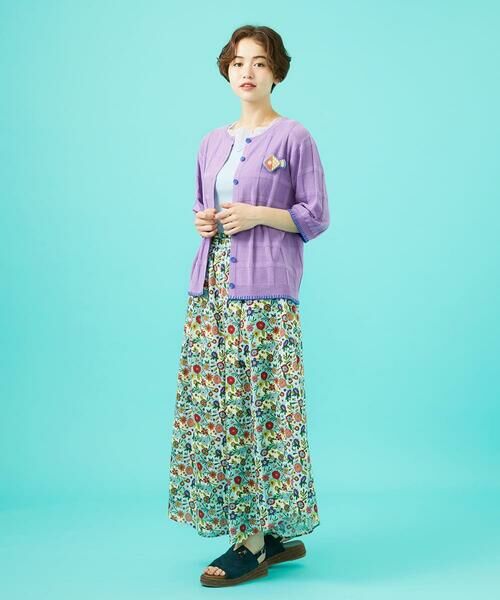 Jocomomola / ホコモモラ カーディガン・ボレロ | Pez nandador お魚ブローチカーディガン | 詳細18