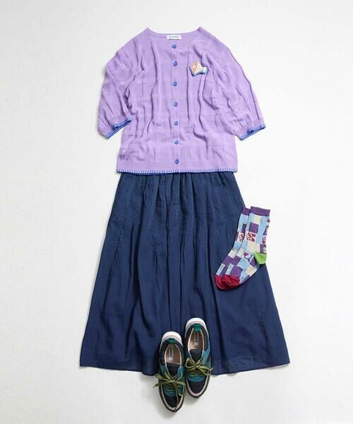 Jocomomola / ホコモモラ カーディガン・ボレロ | Pez nandador お魚ブローチカーディガン | 詳細19