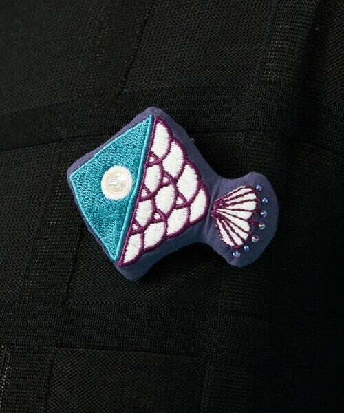 Jocomomola / ホコモモラ カーディガン・ボレロ | Pez nandador お魚ブローチカーディガン | 詳細21