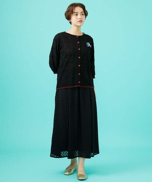 Jocomomola / ホコモモラ カーディガン・ボレロ | Pez nandador お魚ブローチカーディガン | 詳細24