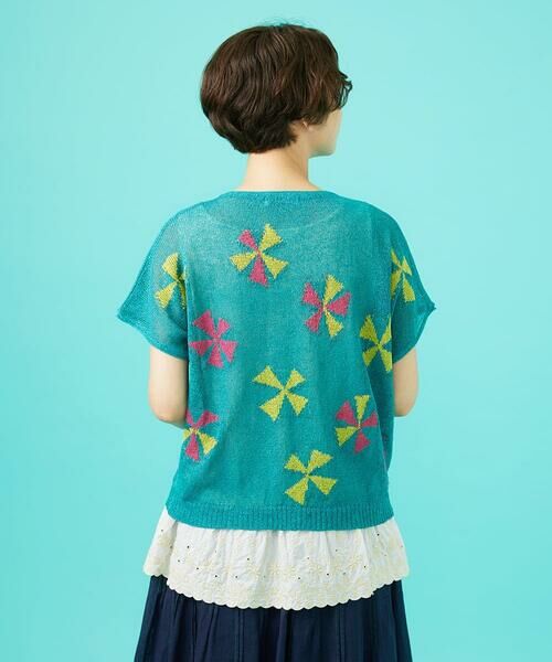 Jocomomola / ホコモモラ カーディガン・ボレロ | Bailar 和紙混フレンチスリーブカーディガン | 詳細14