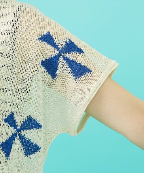 Jocomomola / ホコモモラ カーディガン・ボレロ | Bailar 和紙混フレンチスリーブカーディガン | 詳細6