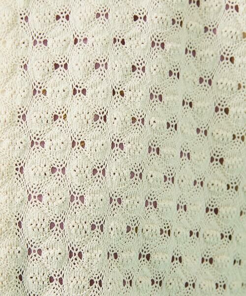 Jocomomola / ホコモモラ カーディガン・ボレロ | Fruta delicada ラッセルレースカーディガン | 詳細12