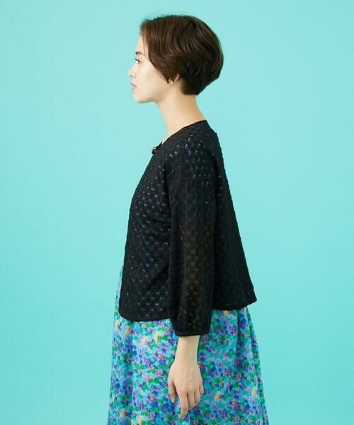 Jocomomola / ホコモモラ カーディガン・ボレロ | Fruta delicada ラッセルレースカーディガン | 詳細2