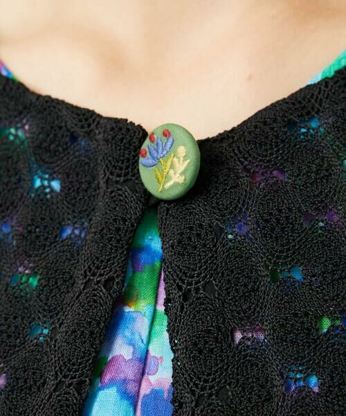 Jocomomola / ホコモモラ カーディガン・ボレロ | Fruta delicada ラッセルレースカーディガン | 詳細5