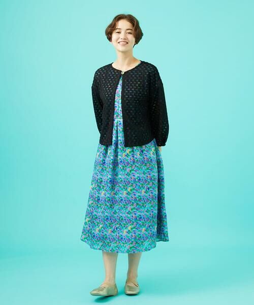 Jocomomola / ホコモモラ カーディガン・ボレロ | Fruta delicada ラッセルレースカーディガン | 詳細9