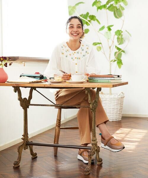 Jocomomola / ホコモモラ スニーカー | ベルクロベルト配色メリージェーンスニーカー | 詳細9