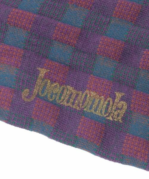 Jocomomola / ホコモモラ その他小物 | フラワーモチーフチェックソックス | 詳細5