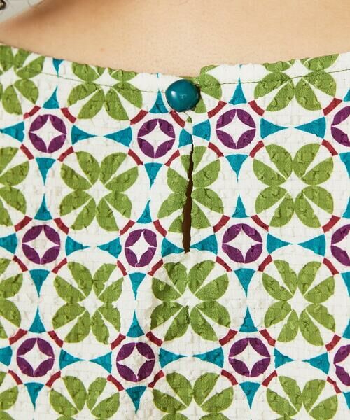 Jocomomola / ホコモモラ シャツ・ブラウス | Callle de la Ruda 幾何柄プリントブラウス | 詳細10