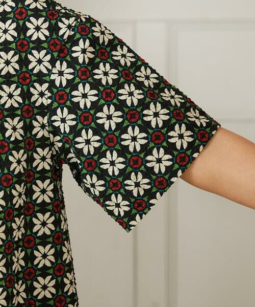 Jocomomola / ホコモモラ シャツ・ブラウス | Callle de la Ruda 幾何柄プリントブラウス | 詳細4