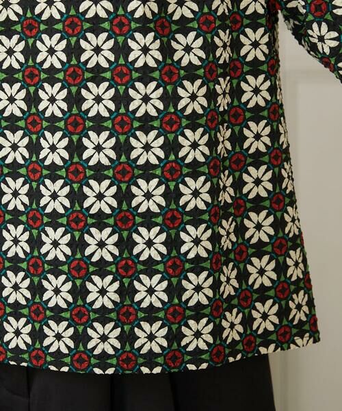 Jocomomola / ホコモモラ シャツ・ブラウス | Callle de la Ruda 幾何柄プリントブラウス | 詳細5