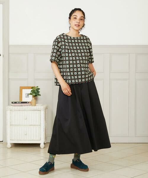 Jocomomola / ホコモモラ シャツ・ブラウス | Callle de la Ruda 幾何柄プリントブラウス | 詳細8