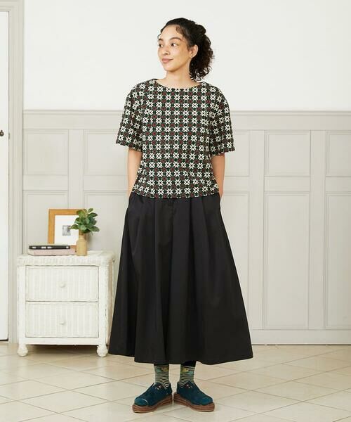 Jocomomola / ホコモモラ シャツ・ブラウス | Callle de la Ruda 幾何柄プリントブラウス | 詳細9