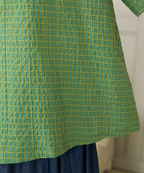 Jocomomola / ホコモモラ シャツ・ブラウス | Chiquito チェックプルオーバーブラウス | 詳細4